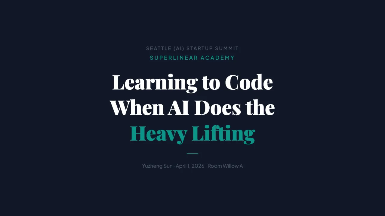Slide 2: Learning to Code When AI Does the Heavy Lifting