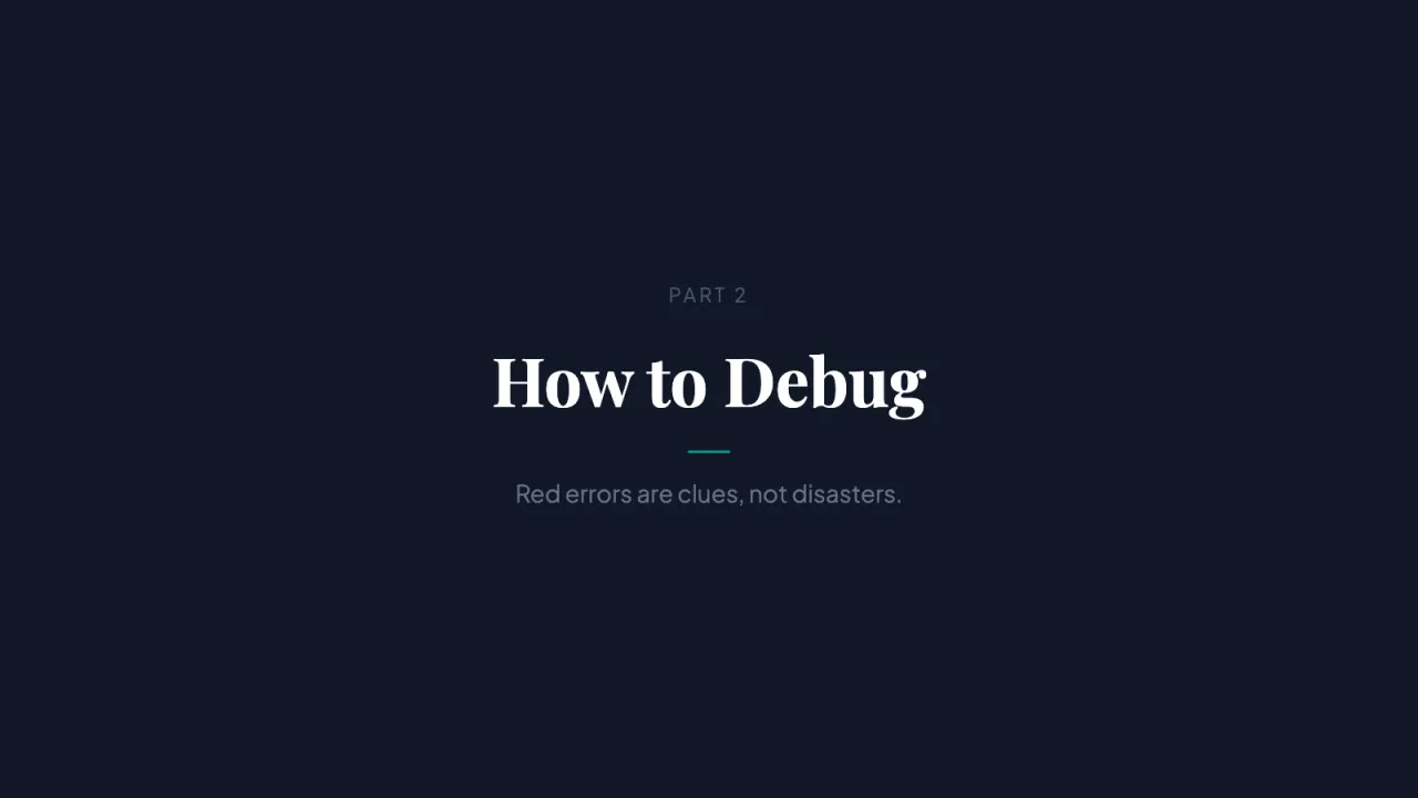 Slide 12: How to Debug