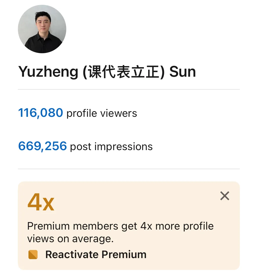LinkedIn Premium的推销